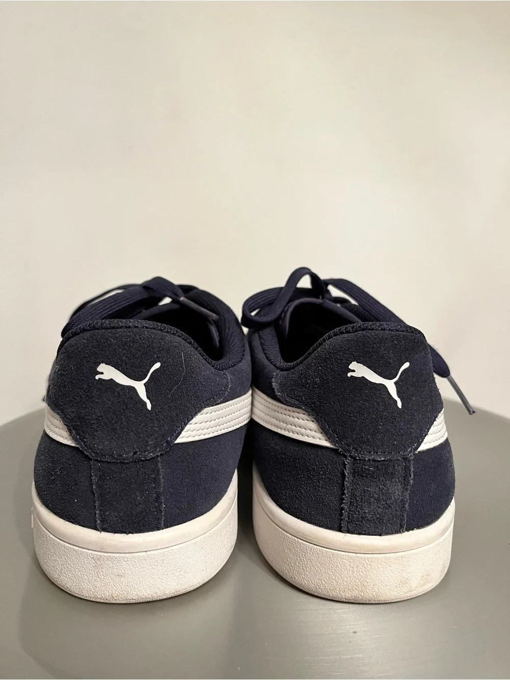 Puma Smash v2 Suede Sneakers Navy/White Women’s US 10.5 EU 44 Casual Shoes